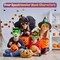 4E's Novelty Halloween Crafts for Kids – 24 Pack DIY Foam Mask Craft Kit with Self Adhesive Stickers, Fall Arts & Crafts, Classroom Halloween Party Favors, Kids Ages 3+, Jack-o’-Lantern & Witch